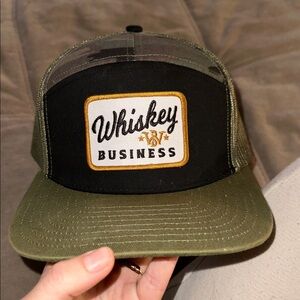 Whiskey Business Camo Trucker Hat